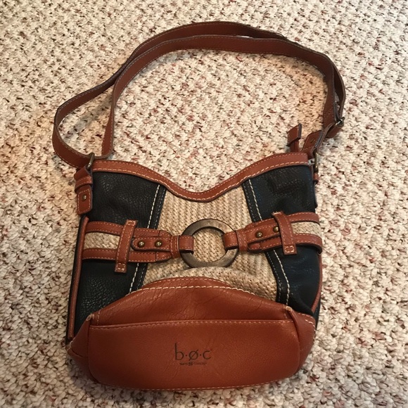boc | Bags | Boc Born Concept Leather Purse Buckle Loop | Poshmark